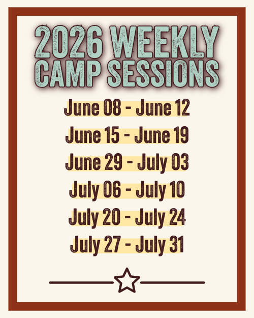 Summer camp weekly sessions at Sessions Climbing + Fitness in El Paso: June 8–12, June 15–19, June 29–July 3, July 6–10, July 20–24, and July 27–31, 2026