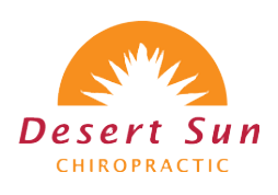 Desert Sun Chiropractic logo, sponsor of Sessions Climbing + Fitness